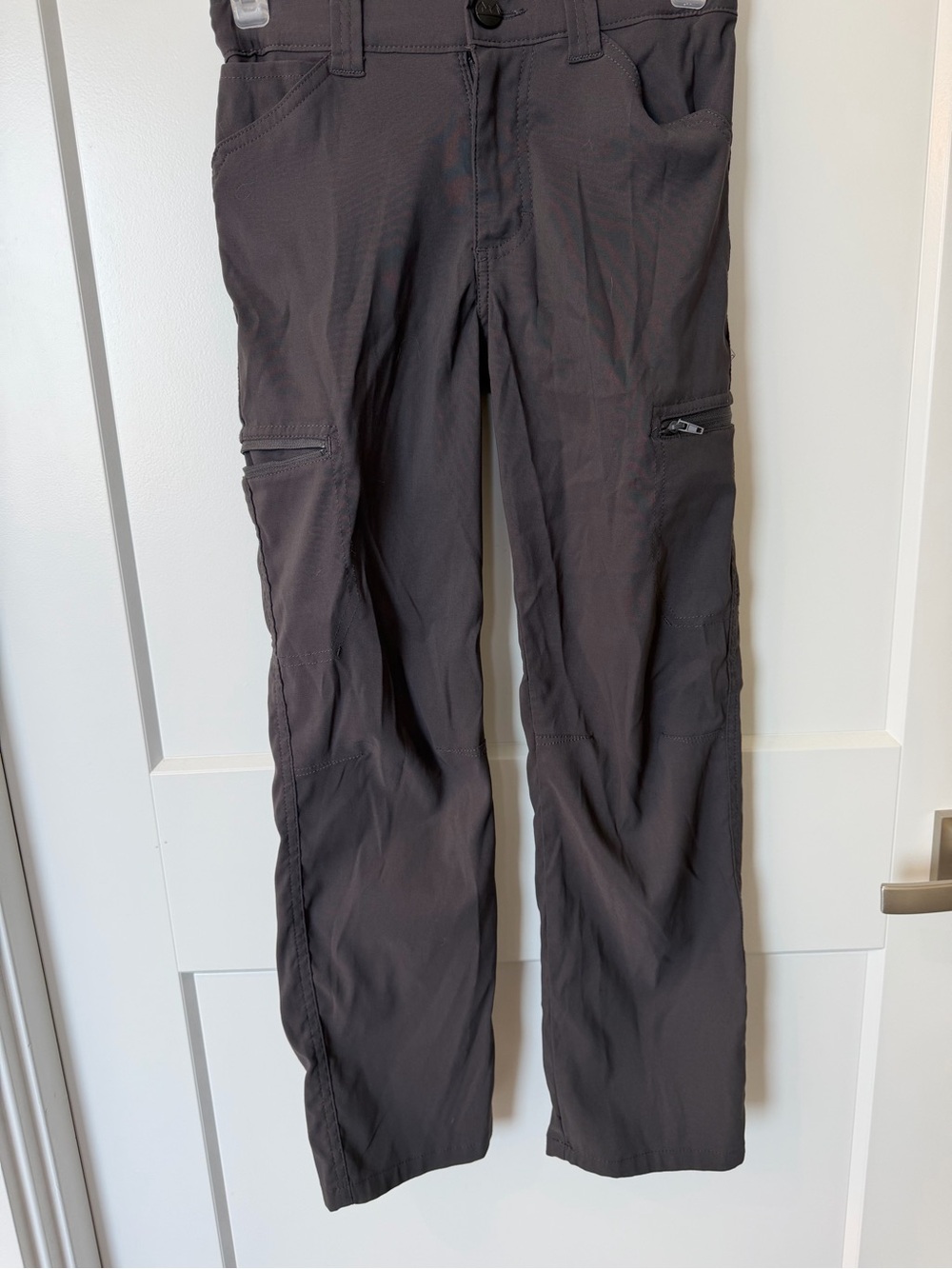 Wrangler Kids Casual Utility Pants - Charcoal Gray